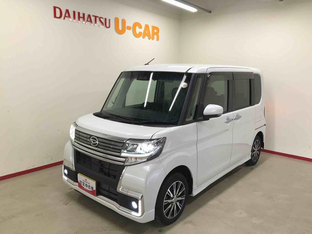 タントカスタムＸ　トップエディションＳＡIII４ＷＤ　スマートアシスト（衝突回避支援）　サイドエアバッグ　オートライト／エアコン　純正ナビ／バックカメラ　ドラレコ　左側パワースライドドア　運転席シートヒーター　チルトステアリング／シートリフター（秋田県）の中古車