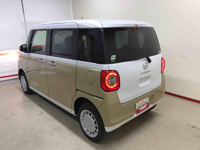 ムーヴキャンバスストライプスＸ４ＷＤ　スマートアシスト（ダイハツ予防安全機能）　オートライト／エアコン　両側パワースライドドア　チルトステアリング／シートリフター（秋田県）の中古車