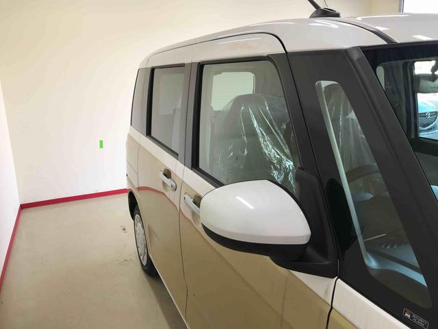 ムーヴキャンバスストライプスＸ４ＷＤ　スマートアシスト（ダイハツ予防安全機能）　オートライト／エアコン　両側パワースライドドア　チルトステアリング／シートリフター（秋田県）の中古車