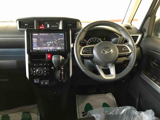 トールカスタムＧ４ＷＤ　スマートアシスト（ダイハツ予防安全機能）　クルーズコントロール　オートライト／エアコン　純正ナビ／バックカメラ　両側パワースライドドア　チルトステアリング／シートリフター（秋田県）の中古車
