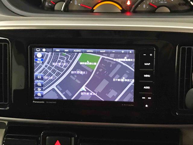 ムーヴキャンバスＧブラックアクセントＶＳ　ＳＡIII２ＷＤ　スマートアシスト（衝突回避支援）　サイドエアバッグ　オートライト／エアコン　純正ナビ／パノラマモニター　両側パワースライドドア　運転席シートヒーター　チルトステアリング／シートリフター（秋田県）の中古車