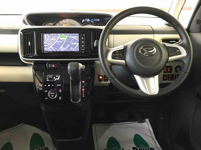 ムーヴキャンバスＧブラックアクセントＶＳ　ＳＡIII２ＷＤ　スマートアシスト（衝突回避支援）　サイドエアバッグ　オートライト／エアコン　純正ナビ／パノラマモニター　両側パワースライドドア　運転席シートヒーター　チルトステアリング／シートリフター（秋田県）の中古車
