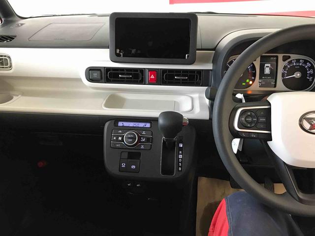 ムーヴキャンバスストライプスＧ４ＷＤ　スマートアシスト（予防安全機能）　サイドエアバック　オートライト／エアコン　バックカメラ　両側パワースライドドア　運転席・助手席シートヒーター　チルトステアリング　シートリフター（秋田県）の中古車