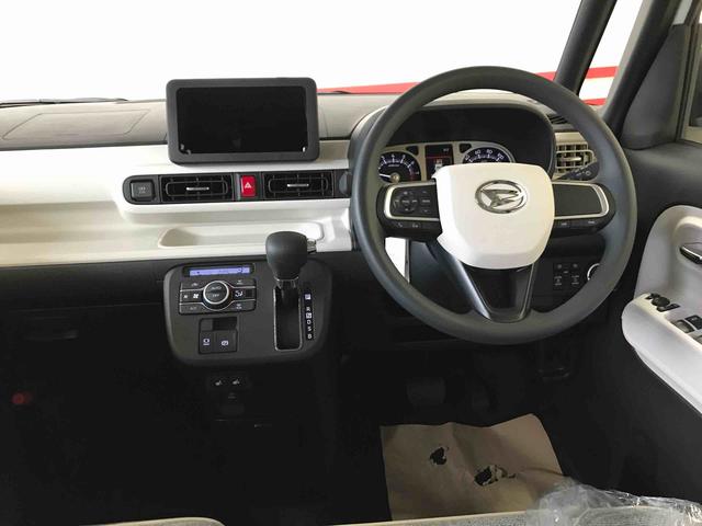 ムーヴキャンバスストライプスＧ４ＷＤ　スマートアシスト（予防安全機能）　サイドエアバック　オートライト／エアコン　両側パワースライドドア　運転席・助手席シートヒーター　チルトステアリング　シートリフタ　保温機能付きカップホルダー（秋田県）の中古車