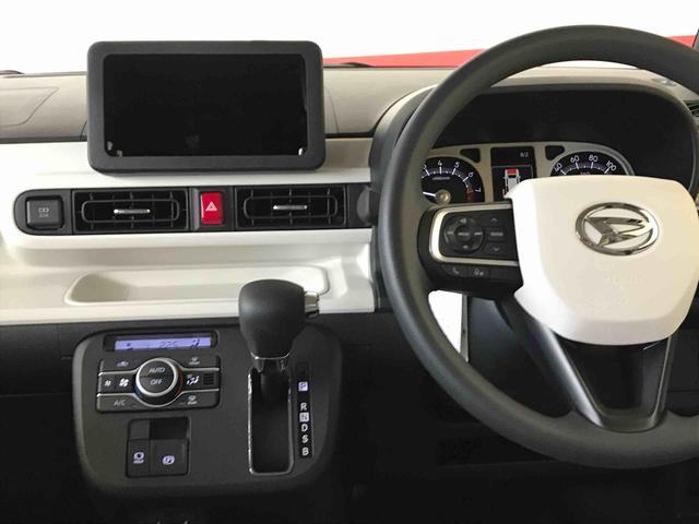 ムーヴキャンバスストライプスＧ４ＷＤ　スマートアシスト（予防安全機能）　サイドエアバック　オートライト／エアコン　両側パワースライドドア　運転席・助手席シートヒーター　チルトステアリング　シートリフタ　保温機能付きカップホルダー（秋田県）の中古車