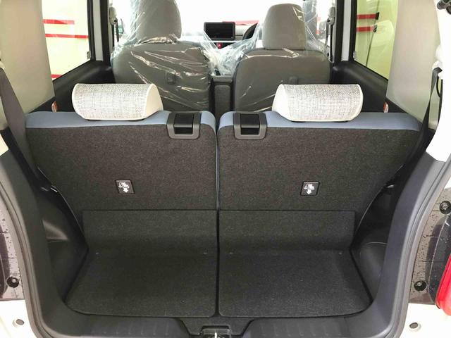 ムーヴキャンバスストライプスＧ４ＷＤ　スマートアシスト（予防安全機能）　サイドエアバック　オートライト／エアコン　両側パワースライドドア　運転席・助手席シートヒーター　チルトステアリング　シートリフタ　保温機能付きカップホルダー（秋田県）の中古車