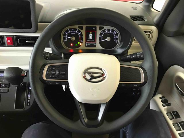 ムーヴキャンバスストライプスＧ４ＷＤ　スマートアシスト（予防安全機能）　サイドエアバック　オートライト／エアコン　両側パワースライドドア　運転席・助手席シートヒーター　チルトステアリング　シートリフタ　保温機能付きカップホルダー（秋田県）の中古車