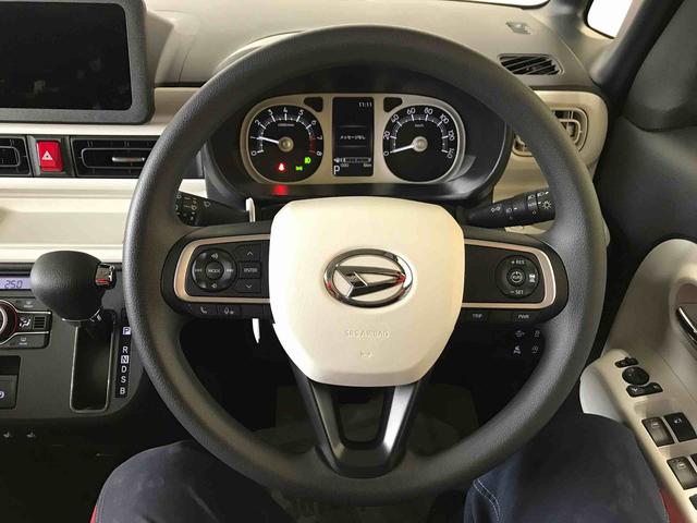 ムーヴキャンバスストライプスＧターボ４ＷＤ　スマートアシスト（ダイハツ予防安全機能）　クルーズコントロール　サイドエアバッグ　運転席・助手席シートヒーター　両側パワースライドドア　ＬＥＤヘッドランプ／フォグランプ　保温機能カップホルダー（秋田県）の中古車