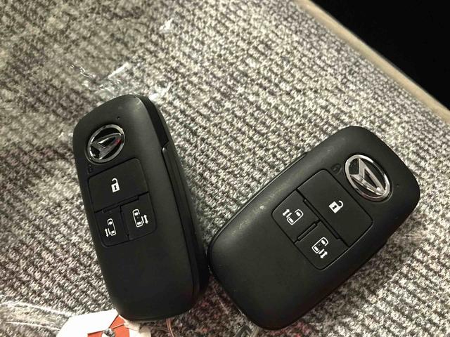 ムーヴキャンバスストライプスＧターボ４ＷＤ　スマートアシスト（ダイハツ予防安全機能）　クルーズコントロール　サイドエアバッグ　運転席・助手席シートヒーター　両側パワースライドドア　ＬＥＤヘッドランプ／フォグランプ　保温機能カップホルダー（秋田県）の中古車