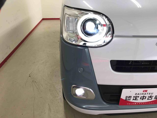 ムーヴキャンバスストライプスＧターボ４ＷＤ　スマートアシスト（ダイハツ予防安全機能）　クルーズコントロール　サイドエアバッグ　運転席・助手席シートヒーター　両側パワースライドドア　ＬＥＤヘッドランプ／フォグランプ　保温機能カップホルダー（秋田県）の中古車