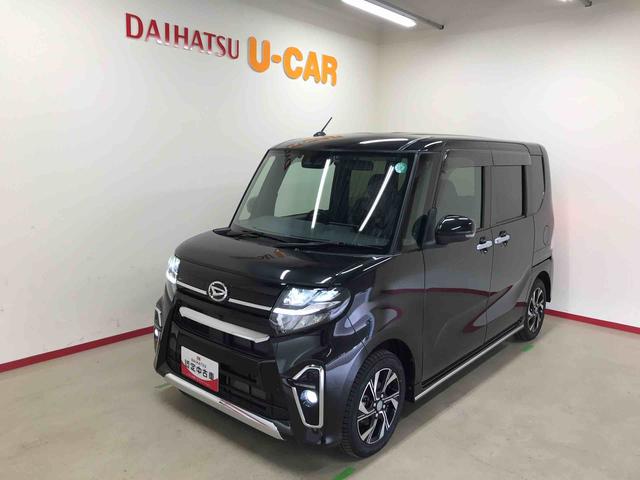 タントカスタムＸセレクション２ＷＤ　スマートアシスト（ダイハツ予防安全機能）　オートライト／エアコン　純正ナビ／バックカメラ　両側パワースライドドア　ＬＥＤヘッドランプ／フォグランプ　チルトステアリング／シートリフター（秋田県）の中古車