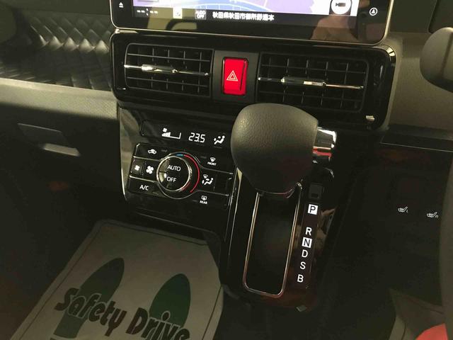 タントカスタムＸセレクション２ＷＤ　スマートアシスト（ダイハツ予防安全機能）　オートライト／エアコン　純正ナビ／バックカメラ　両側パワースライドドア　ＬＥＤヘッドランプ／フォグランプ　チルトステアリング／シートリフター（秋田県）の中古車