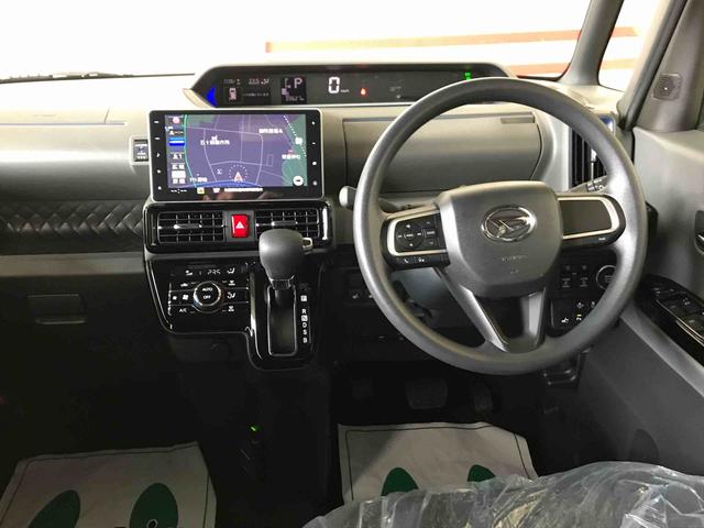タントカスタムＸセレクション２ＷＤ　スマートアシスト（ダイハツ予防安全機能）　オートライト／エアコン　純正ナビ／バックカメラ　両側パワースライドドア　ＬＥＤヘッドランプ／フォグランプ　チルトステアリング／シートリフター（秋田県）の中古車