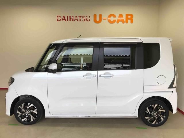 タントカスタムＸ４ＷＤ　スマートアシスト（ダイハツ予防安全機能）　オートライト／エアコン　純正ナビ／バックカメラ　ドラレコ　ＥＴＣ　両側パワースライドドア　チルトステアリング／シートリフター（秋田県）の中古車