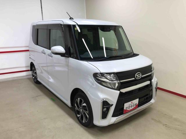 タントカスタムＸ４ＷＤ　スマートアシスト（ダイハツ予防安全機能）　オートライト／エアコン　純正ナビ／バックカメラ　ドラレコ　ＥＴＣ　両側パワースライドドア　チルトステアリング／シートリフター（秋田県）の中古車