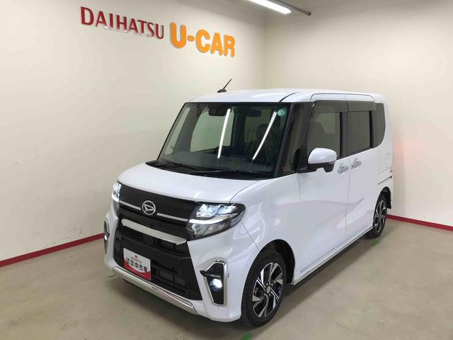 タントカスタムＸ４ＷＤ　スマートアシスト（ダイハツ予防安全機能）　オートライト／エアコン　純正ナビ／バックカメラ　ドラレコ　ＥＴＣ　両側パワースライドドア　チルトステアリング／シートリフター（秋田県）の中古車