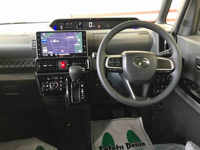 タントカスタムＸ４ＷＤ　スマートアシスト（ダイハツ予防安全機能）　オートライト／エアコン　純正ナビ／バックカメラ　ドラレコ　ＥＴＣ　両側パワースライドドア　チルトステアリング／シートリフター（秋田県）の中古車