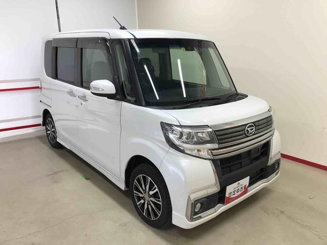 タントカスタムＸ　トップエディションＳＡII４ＷＤ　スマートアシスト（衝突回避支援）　サイドエアバッグ　純正ナビ／バックカメラ　オートライト／エアコン　左側パワースライドドア　チルトステアリング／シートリフター　ＬＥＤヘッドランプ／フォグランプ（秋田県）の中古車