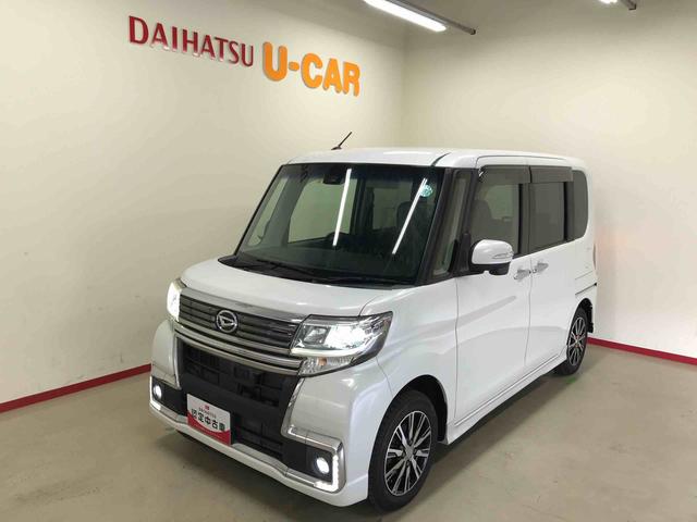 タントカスタムＸ　トップエディションＳＡII４ＷＤ　スマートアシスト（衝突回避支援）　サイドエアバッグ　純正ナビ／バックカメラ　オートライト／エアコン　左側パワースライドドア　チルトステアリング／シートリフター　ＬＥＤヘッドランプ／フォグランプ（秋田県）の中古車