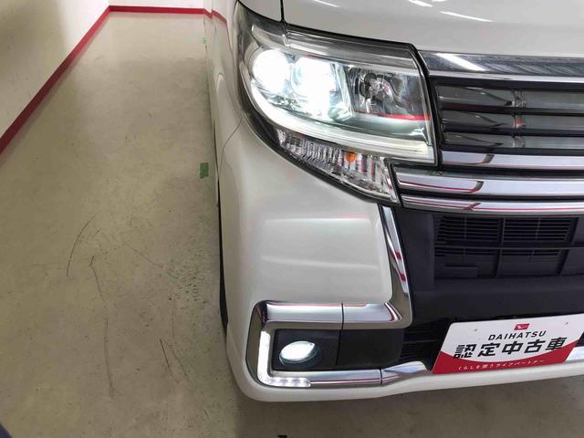 タントカスタムＸ　トップエディションＳＡII４ＷＤ　スマートアシスト（衝突回避支援）　サイドエアバッグ　純正ナビ／バックカメラ　オートライト／エアコン　左側パワースライドドア　チルトステアリング／シートリフター　ＬＥＤヘッドランプ／フォグランプ（秋田県）の中古車