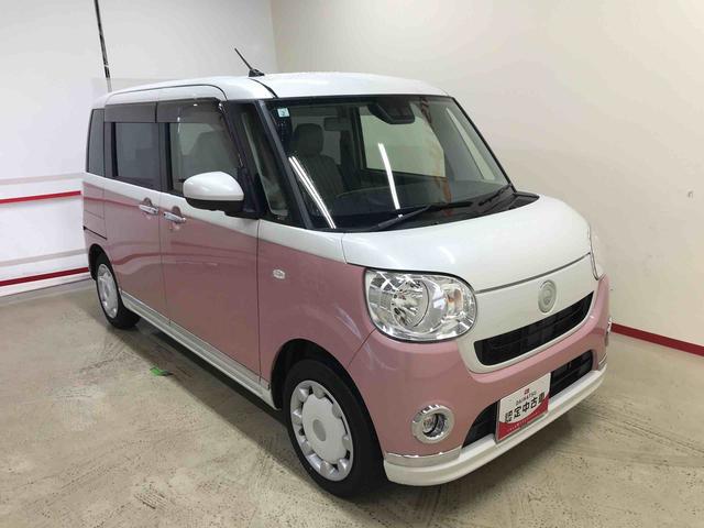 ムーヴキャンバスＸメイクアップリミテッド　ＳＡIII４ＷＤ　スマートアシスト（衝突回避支援）　パノラマモニター　オートライト／エアコン　ハロゲンヘッドランプ　ＬＥＤフォグランプ　両側パワースライドドア　チルトステアリング／シートリフター（秋田県）の中古車
