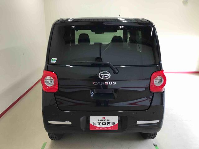 ムーヴキャンバスセオリーＧ４ＷＤ　スマートアシスト（ダイハツ予防安全機能）　オートライト／エアコン　両側パワースライドドア　運転席・助手席シートヒーター　バックカメラ　保温機能付きカップホルダー（秋田県）の中古車