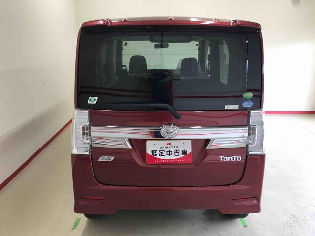 タントカスタムＸ　ＳＡ４ＷＤ　純正ナビ　オートエアコン／ライト　ＬＥＤヘッドライト　ハロゲンフォグランプ　助手席側電動スライドドア　ＥＴＣ　電動格納ドアミラー　ＳＲＳサイドエアバック（秋田県）の中古車