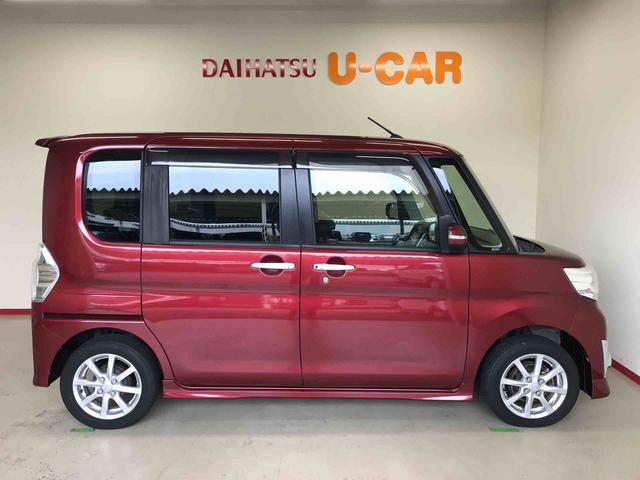 タントカスタムＸ　ＳＡ４ＷＤ　純正ナビ　オートエアコン／ライト　ＬＥＤヘッドライト　ハロゲンフォグランプ　助手席側電動スライドドア　ＥＴＣ　電動格納ドアミラー　ＳＲＳサイドエアバック（秋田県）の中古車