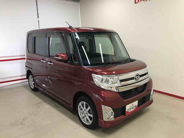 タントカスタムＸ　ＳＡ４ＷＤ　純正ナビ　オートエアコン／ライト　ＬＥＤヘッドライト　ハロゲンフォグランプ　助手席側電動スライドドア　ＥＴＣ　電動格納ドアミラー　ＳＲＳサイドエアバック（秋田県）の中古車