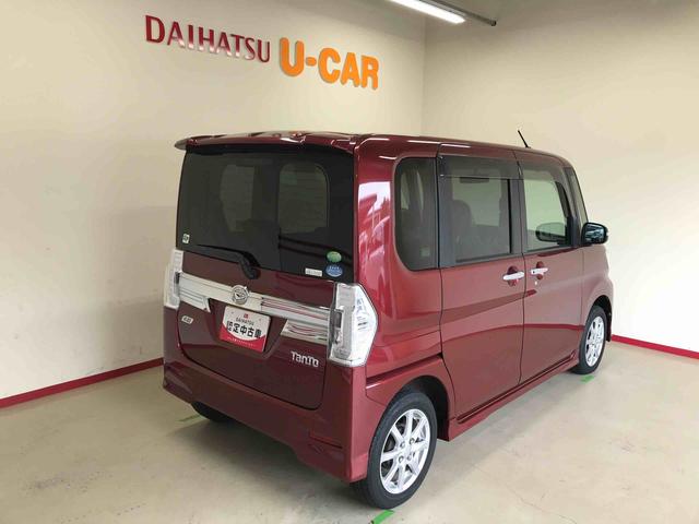 タントカスタムＸ　ＳＡ４ＷＤ　純正ナビ　オートエアコン／ライト　ＬＥＤヘッドライト　ハロゲンフォグランプ　助手席側電動スライドドア　ＥＴＣ　電動格納ドアミラー　ＳＲＳサイドエアバック（秋田県）の中古車