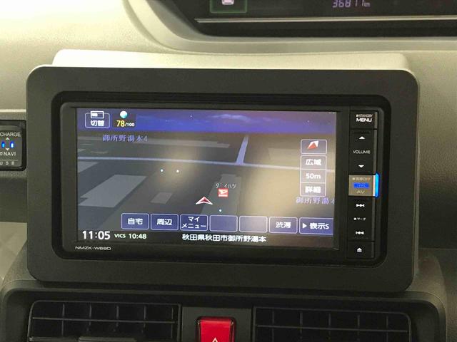 タントＸ４ＷＤ　純正ナビ　オートエアコン／ライト　ＬＥＤヘッドライト　助手席側電動スライドドア　運転席・助手席シートヒーター　ドライブレコーダー　スマートアシスト（予防安全装置）（秋田県）の中古車