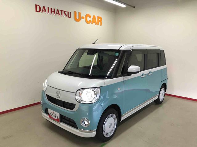 ムーヴキャンバスＧメイクアップＶＳ　ＳＡIII４ＷＤ　純正ナビ　オートエアコン／ライト　ＬＥＤヘッドライト／フォグランプ　ドライブレコーダー　両側電動スライドドア　運転席シートヒーター　チルトステアリング　運転席シートリフター　サイドエアバック（秋田県）の中古車