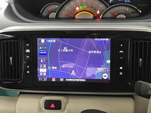 ムーヴキャンバスＧメイクアップＶＳ　ＳＡIII４ＷＤ　純正ナビ　オートエアコン／ライト　ＬＥＤヘッドライト／フォグランプ　ドライブレコーダー　両側電動スライドドア　運転席シートヒーター　チルトステアリング　運転席シートリフター　サイドエアバック（秋田県）の中古車