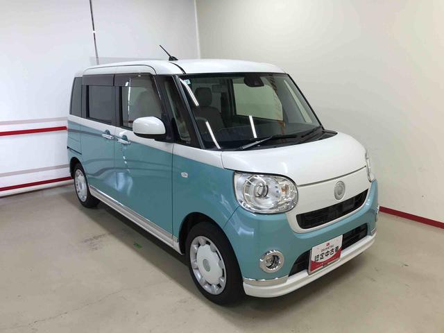 ムーヴキャンバスＧメイクアップ　ＳＡII４ＷＤ　純正ＣＤ　オートエアコン／ライト　ＬＥＤヘッドライト／フォグランプ　チルトステアリング　両側電動スライドドア　運転席シートリフター　サイドエアバック　社外リモコンエンジンスターター（秋田県）の中古車