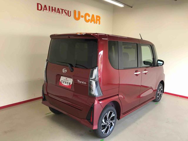 タントカスタムＸ４ＷＤ　オートエアコン／ライト　ＬＥＤヘッドライト／フォグランプ　運転席・助手席シートヒーター　両側電動スライドドア　チルトステアリング　運転席シートリフター　バックカメラ（秋田県）の中古車