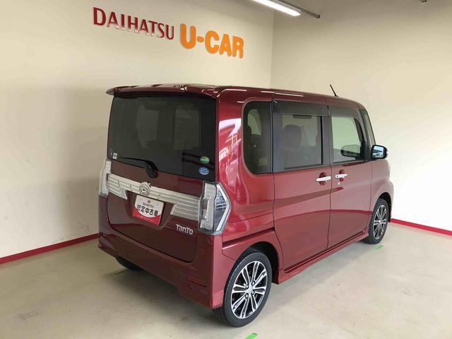 タントカスタムＲＳ　トップエディションＳＡII４ＷＤ　純正ナビ　オートエアコン／ライト　ＬＥＤヘッドライト／フォグランプ　両側電動スライドドア　リモコンエンジンスターター　チルトステアリング　運転席シートリフター　ＳＲＳサイドエアバック（秋田県）の中古車
