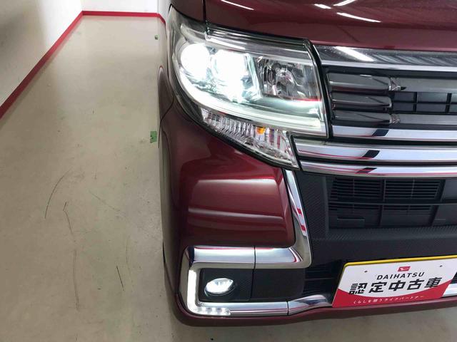 タントカスタムＲＳ　トップエディションＳＡII４ＷＤ　純正ナビ　オートエアコン／ライト　ＬＥＤヘッドライト／フォグランプ　両側電動スライドドア　リモコンエンジンスターター　チルトステアリング　運転席シートリフター　ＳＲＳサイドエアバック（秋田県）の中古車