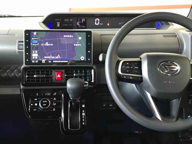 タントカスタムＸセレクション４ＷＤ　純正ナビ　オートエアコン／ライト　ＬＥＤヘッドランプ　ＬＥＤフォグランプ　両側電動スライドドア　運転席・助手席シートヒーター　チルトステアリング　運転席シートリフター　ドライブレコーダー（秋田県）の中古車