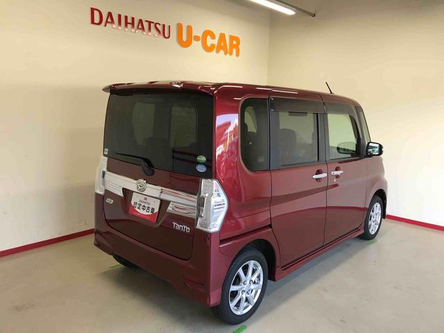 タントカスタムＸ　トップエディションＳＡ４ＷＤ　純正ナビ　オートエアコン／ライト　ＬＥＤヘッドライト　ハロゲンフォグランプ　助手席側電動スライドドア　ＴＶコントロールキット　電動格納ドアミラー　サイドエアバック　リモコンエンジンスターター（秋田県）の中古車
