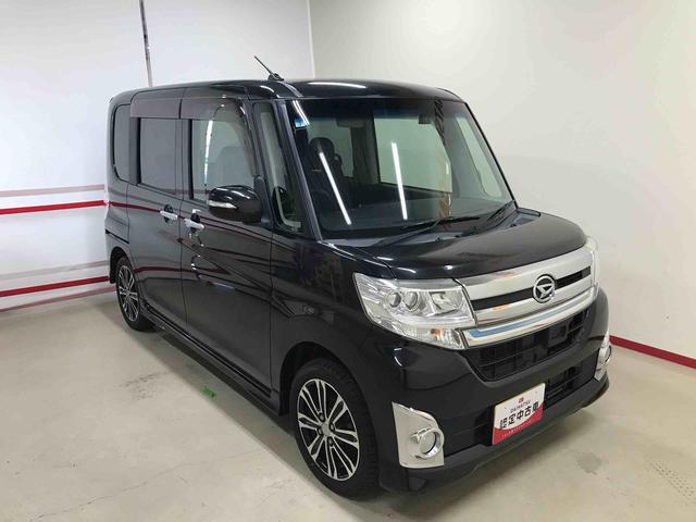 タントカスタムＲＳ　トップエディションＳＡ４ＷＤ　純正ナビ　オートエアコン／ライト　ＬＥＤヘッドライト／フォグランプ　両側電動スライドドア　リモコンエンジンスターター　チルトステアリング　運転席シートリフター　電動格納ドアミラー（秋田県）の中古車