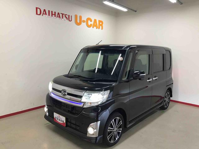タントカスタムＲＳ　トップエディションＳＡ４ＷＤ　純正ナビ　オートエアコン／ライト　ＬＥＤヘッドライト／フォグランプ　両側電動スライドドア　リモコンエンジンスターター　チルトステアリング　運転席シートリフター　電動格納ドアミラー（秋田県）の中古車