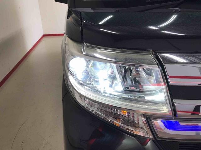 タントカスタムＲＳ　トップエディションＳＡ４ＷＤ　純正ナビ　オートエアコン／ライト　ＬＥＤヘッドライト／フォグランプ　両側電動スライドドア　リモコンエンジンスターター　チルトステアリング　運転席シートリフター　電動格納ドアミラー（秋田県）の中古車