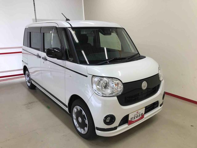 ムーヴキャンバスＧブラックアクセントリミテッド　ＳＡIII４ＷＤ　純正ナビ　オートエアコン／ライト　ＬＥＤヘッドライト／フォグランプ　ＥＴＣ　ドライブレコーダー　両側電動スライドドア　サイドエアバック　チルトステアリング　運転席シートリフター（秋田県）の中古車