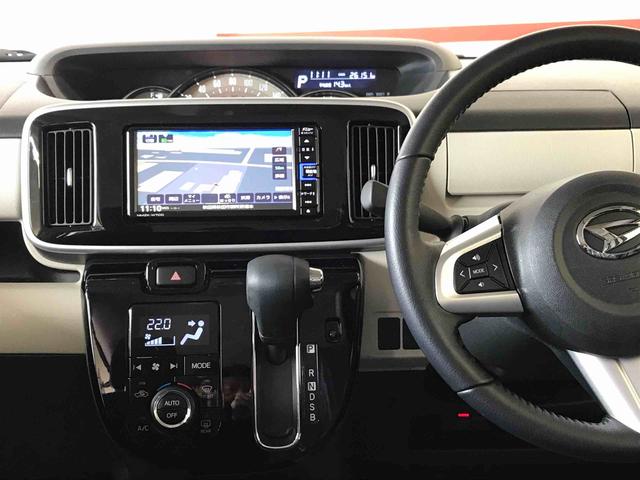ムーヴキャンバスＧブラックアクセントリミテッド　ＳＡIII４ＷＤ　純正ナビ　オートエアコン／ライト　ＬＥＤヘッドライト／フォグランプ　ＥＴＣ　ドライブレコーダー　両側電動スライドドア　サイドエアバック　チルトステアリング　運転席シートリフター（秋田県）の中古車