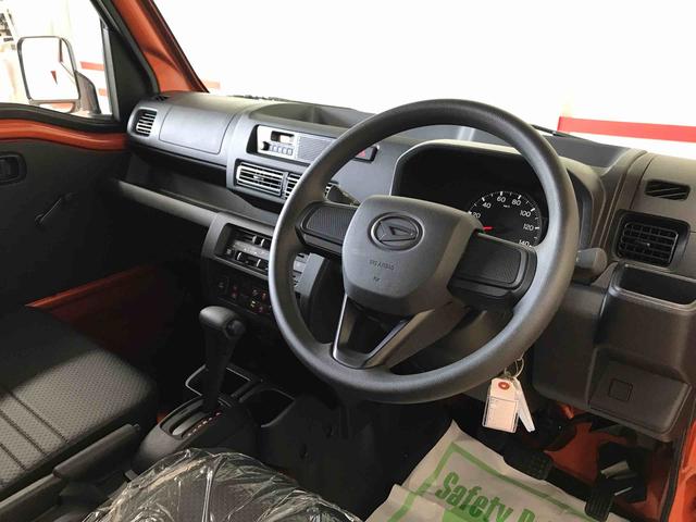 ハイゼットトラックスタンダード切替式電子４ＷＤ、ＣＶＴ、純正ＡＭ／ＦＭラジオ、マニュアルエアコン、ハロゲンヘッドライト、オートライト、アイドリングストップ、リヤ４枚リーフ、コーナーセンサー、スマートアシスト（秋田県）の中古車