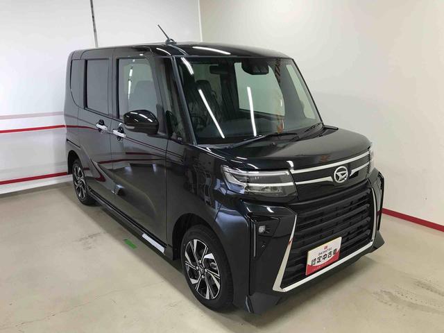 タントカスタムＸ４ＷＤ、オートエアコン、オートハイビーム、オートライト、ＬＥＤヘッドランプ、両側電動スライドドア、ＬＥＤフォグランプ、チルトステアリング、運転席シートリフター、運転席・助手席シートヒーター（秋田県）の中古車