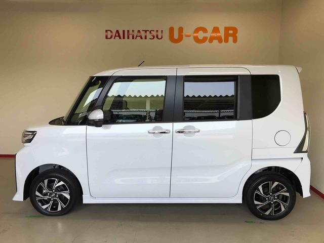 タントカスタムＸ４ＷＤ　オートエアコン／ライト　ＬＥＤヘッドライト／フォグランプ　両側電動スライドドア　運転席・助手席シートヒーター　チルトステアリング　運転席シートリフター　ＵＧＰ（秋田県）の中古車