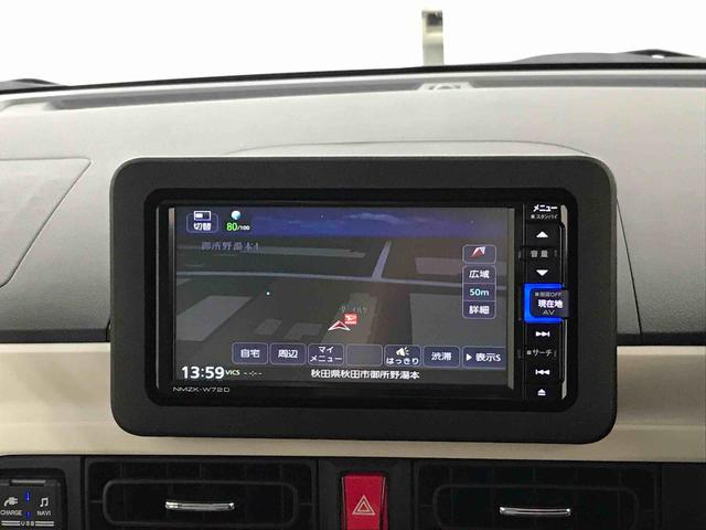 ムーヴキャンバスストライプスＧ４ＷＤ　純正ナビ　オートエアコン／ライト　ＬＥＤヘッドライト／フォグランプ　両側電動スライドドア　ドライブレコーダー　ＥＴＣ　リモコンエンジンスターター　運転席・助手席シートヒーター（秋田県）の中古車