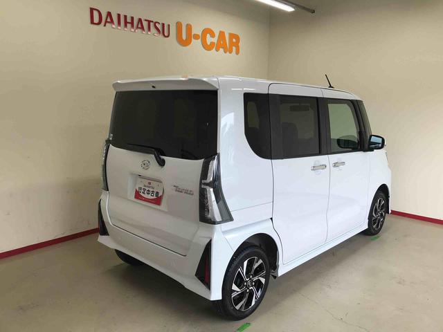 タントカスタムＸ４ＷＤ　オートエアコン／ライト　ＬＥＤヘッドライト／フォグランプ　両側電動スライドドア　運転席・助手席シートヒーター　チルトステアリング　運転席シートリフター　スマートアシスト（予防安全装置）（秋田県）の中古車