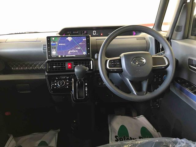 タントカスタムＸセレクション４ＷＤ　純正ナビ　オートエアコン／ライトＬＥＤヘッドライト／フォグランプ　両側電動スライドドア　運転席・助手席シートヒーター　ドライブレコーダー　リモコンエンジンスタータ−　ＥＴＣ（秋田県）の中古車